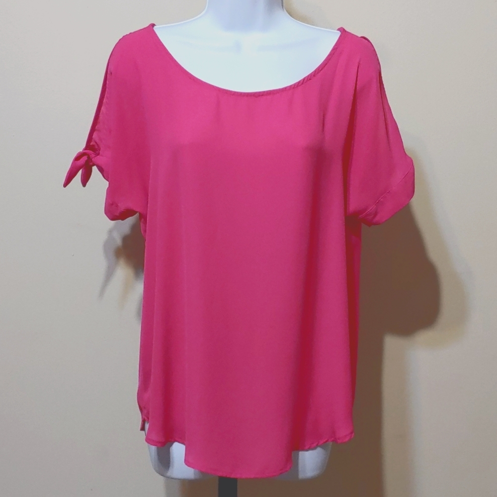Violet + Claire pink blouse